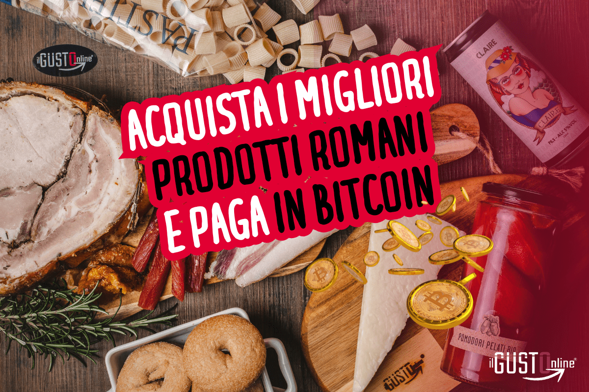 Acqusita prodotti romani in bitcoin ilGustonline